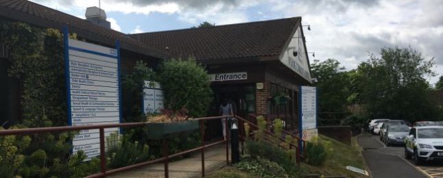 Woking Community Hospital entrance