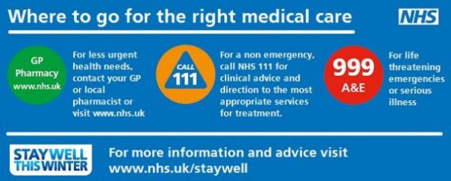 Pharmacy and GP opening times for Christmas and new year 2017