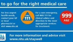 Pharmacy and GP opening times for Christmas and new year 2017