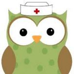 Clip art owl nurse