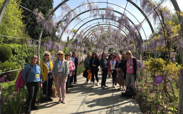 RHS Wisley group photo of school nurses